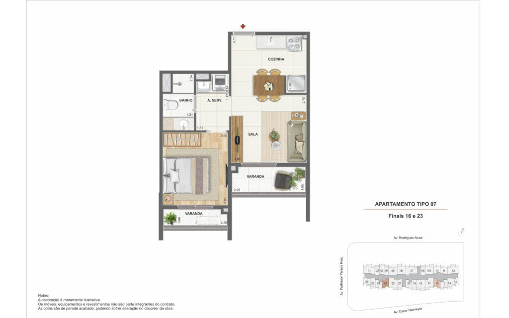 Residencial Erê · planta 1 de 7
