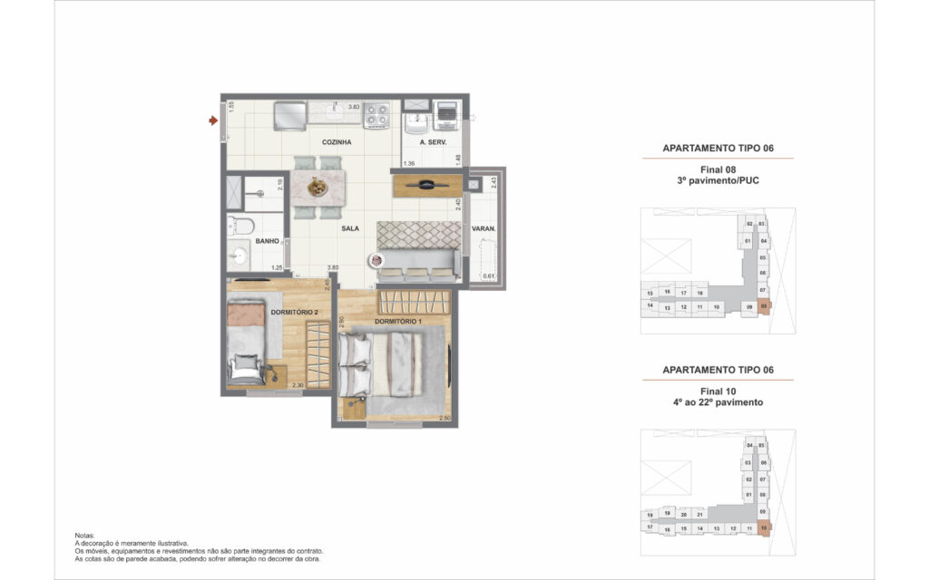 Residencial Pixinguinha - Condomínio Rosa · planta 6 de 6