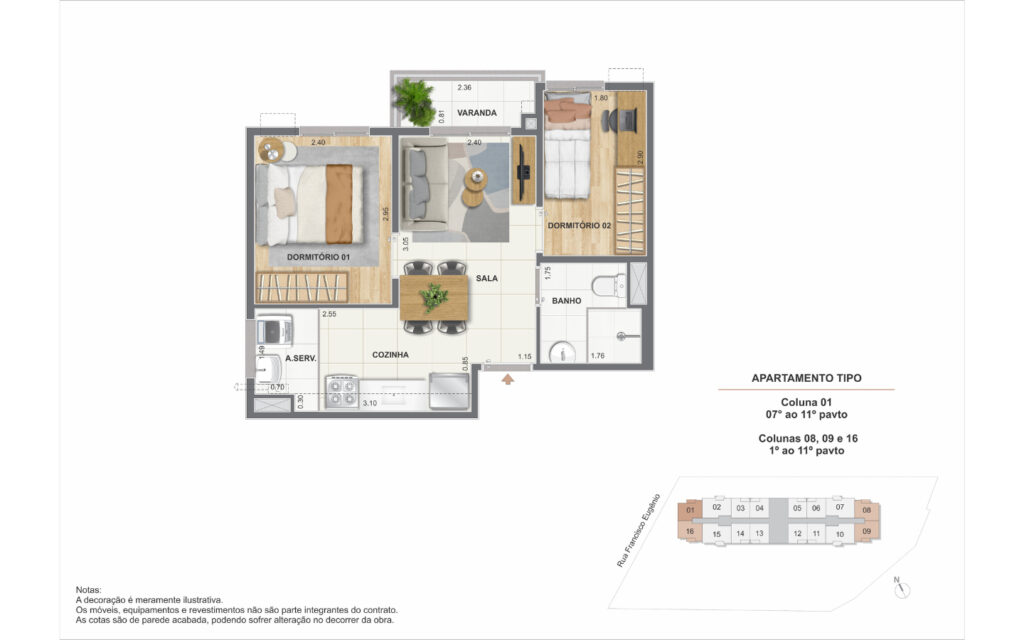 Residencial Cartola II · planta 2 de 4