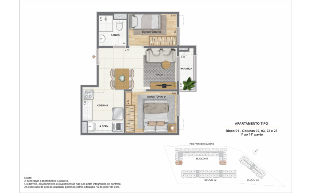 Residencial Cartola · planta 4 de 7