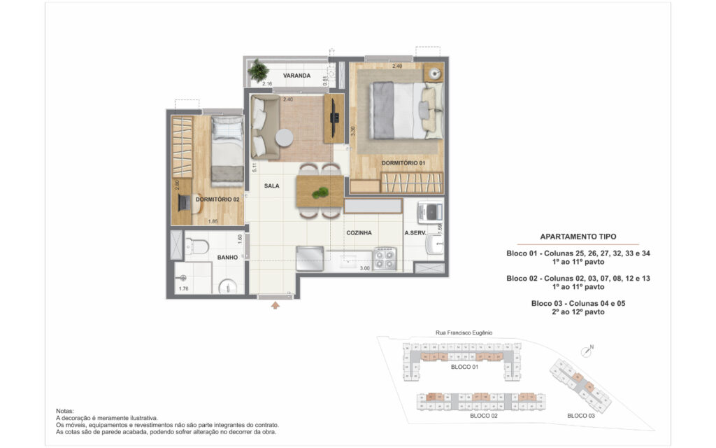Residencial Cartola · planta 5 de 7