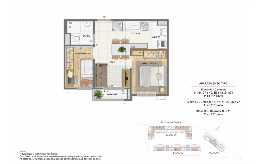 Residencial Cartola · planta 6 de 7
