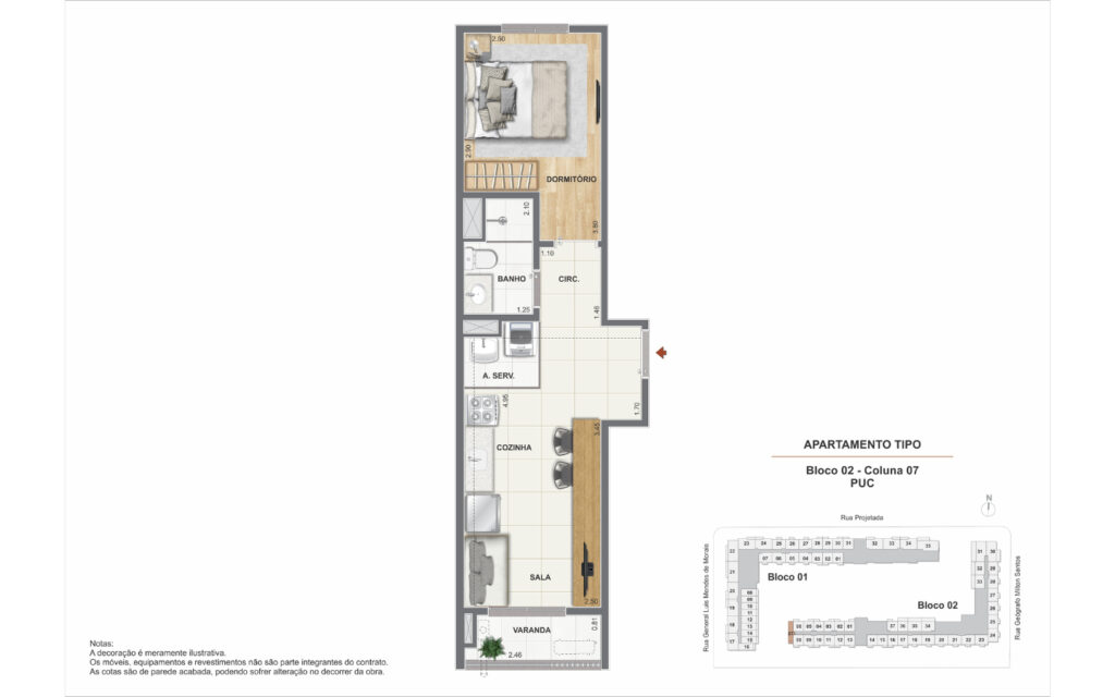 Residencial Pixinguinha - Condomínio Carinhoso · planta 3 de 8