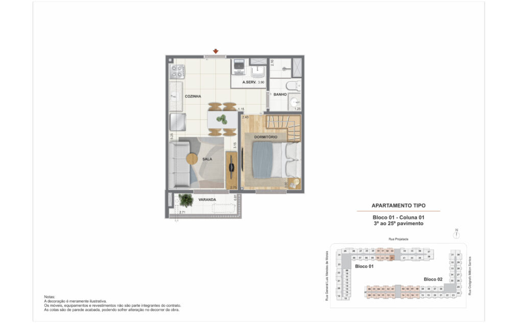 Residencial Pixinguinha - Condomínio Carinhoso · planta 4 de 8