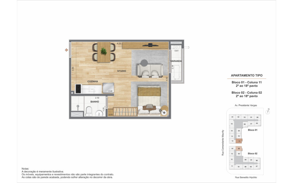 Saudosa Praça Onze Residencial · planta 4 de 7