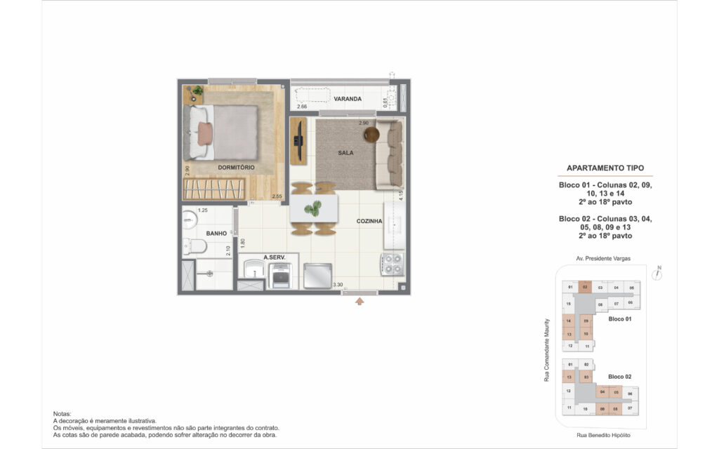 Saudosa Praça Onze Residencial · planta 5 de 7